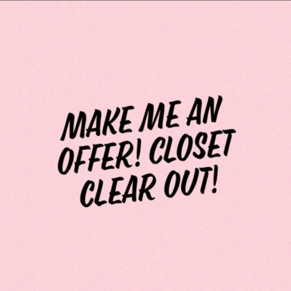 Closet close out!!! Make any offer